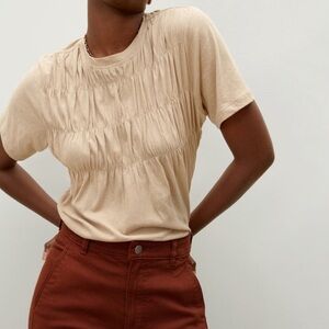 Everlane The Smock Short Sleeve Tee Dark Khaki